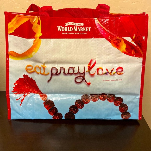 🆕 Eat Pray Love Shopping Bag - Picture 1 of 5